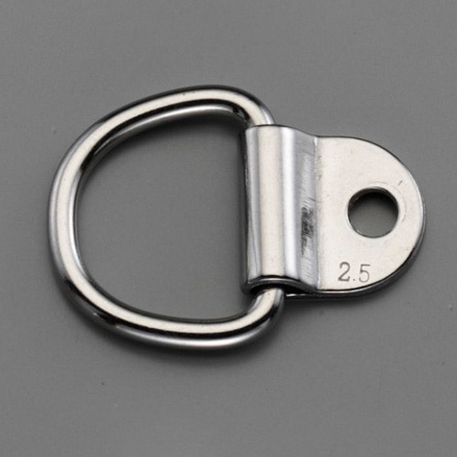 エスコ EA638BT-31B 21x20.8mm ウォール金具(ステンレス製/10個) 1個 (ご注文単位1個)【直送品】