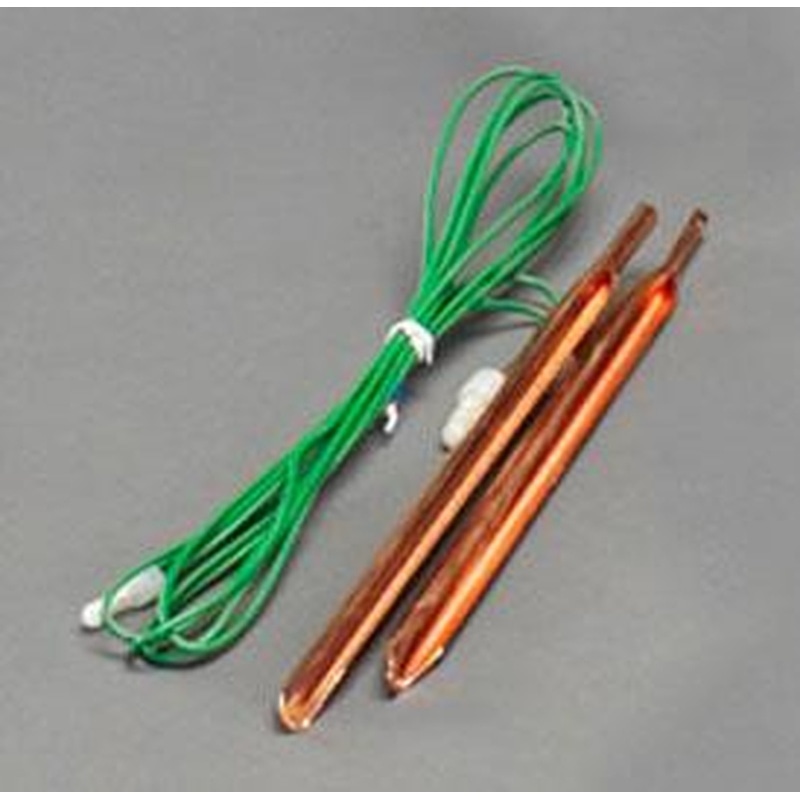 エスコ EA864AN-41 コード付きアース棒(2連) 1個(ご注文単位1個)【直送品】