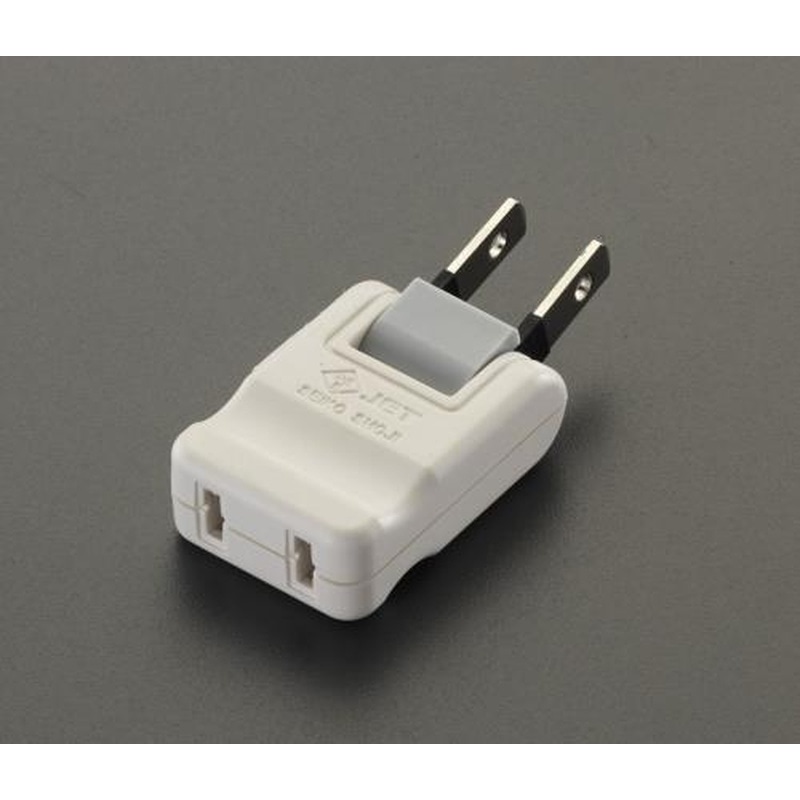 エスコ EA940CD-19B AC125V/15Aプラグアダプター(スイング) 1個(ご注文単位1個)【直送品】