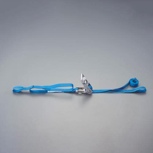 エスコ EA982SD-5A 25mmx 5.0m/254kg ベルト荷締機(両端アイ/SUS) 1個 （ご注文単位1個）【直送品】