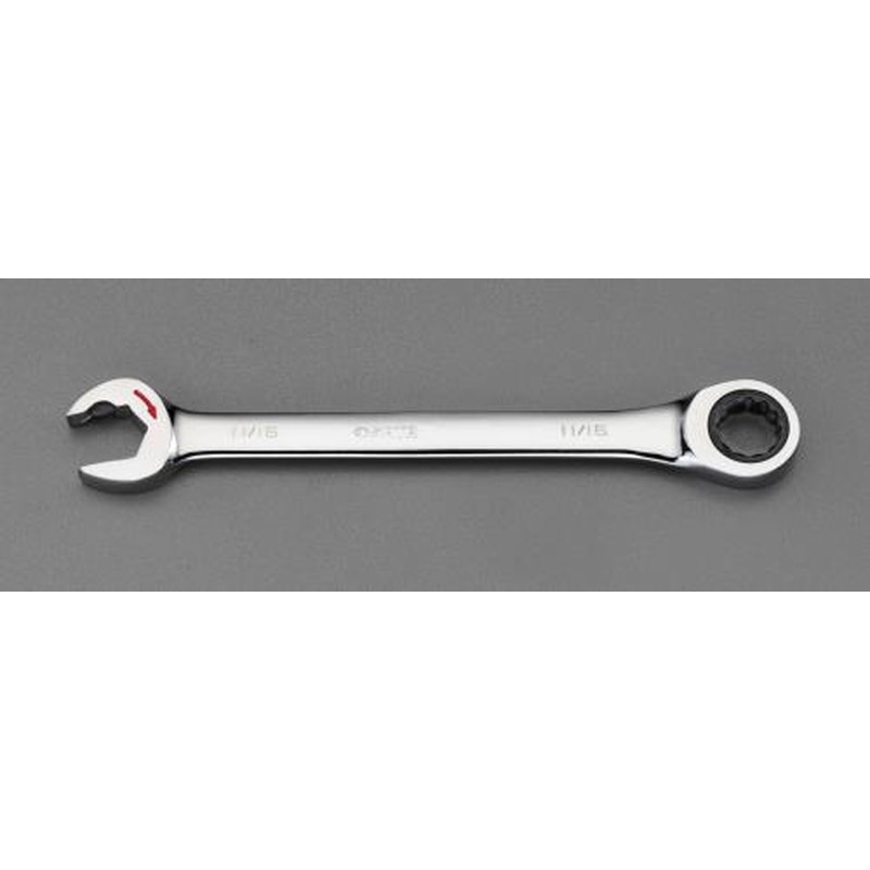 エスコ EA684RA-106A 5/8”ダブルラチェット片目片口スパナ 1個(ご注文単位1個)【直送品】