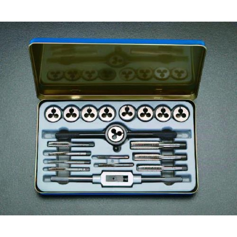 エスコ EA829M-21 1/8-1/2”タップダイスセット(UNF) 1個(ご注文単位1個)【直送品】