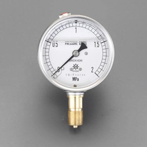 エスコ EA729GD-60 60mm/0-6.0MPa 圧力計(グリセリン入) 1個 （ご注文単位1個）【直送品】