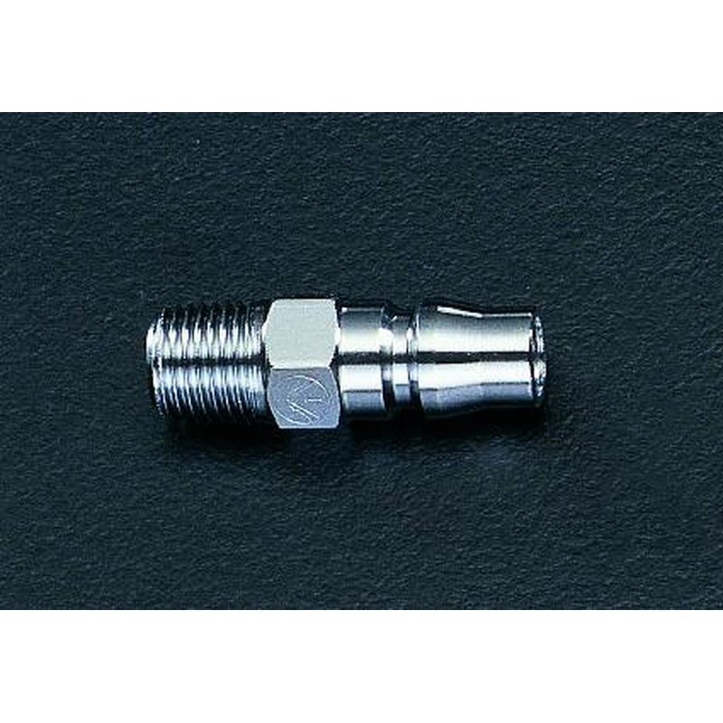 エスコ EA140DB-12 R1/4”雄ねじプラグ 1個（ご注文単位1個）【直送品】