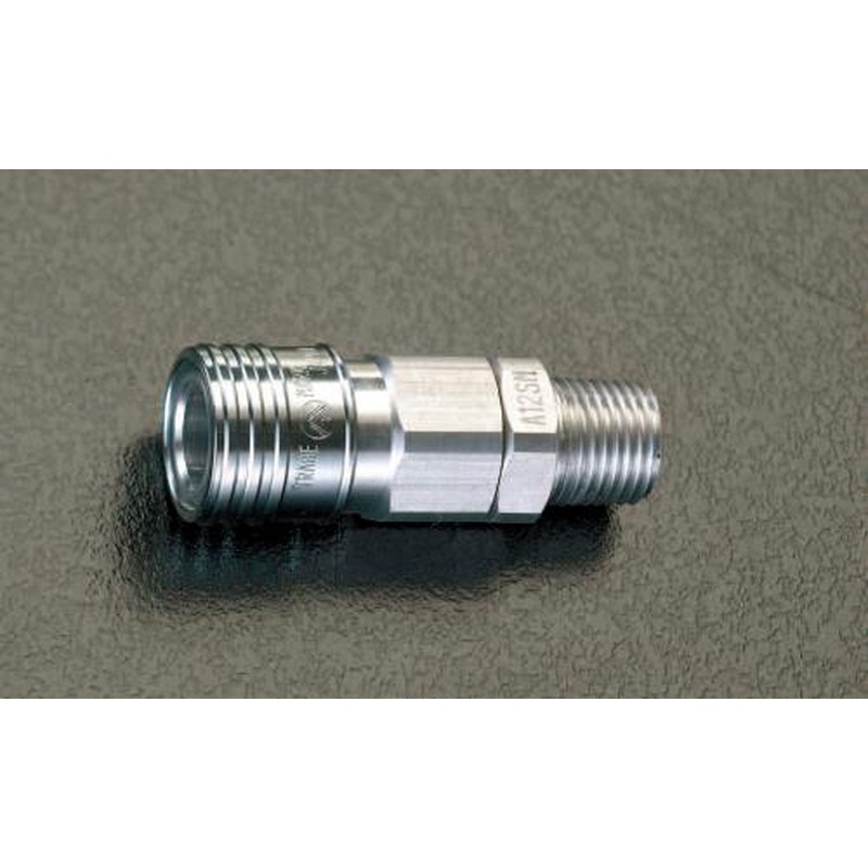 エスコ EA140CH-1 R1/4”雄ねじカップリング 1個（ご注文単位1個）【直送品】