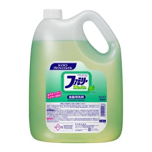 エスコ EA922KA-1A 4.5L 食器用洗剤(ファミリーフレッシュ) 1個 (ご注文単位1個)【直送品】