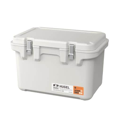 エスコ EA917AL-55 634x416x413mm/40L クーラーボックス(ホワイト) 1個 (ご注文単位1個)【直送品】