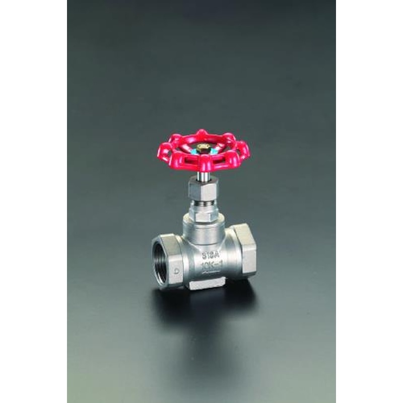 エスコ EA470CB-3 Rc3/8”グローブバルブ(ステンレス製) 1個(ご注文単位1個)【直送品】