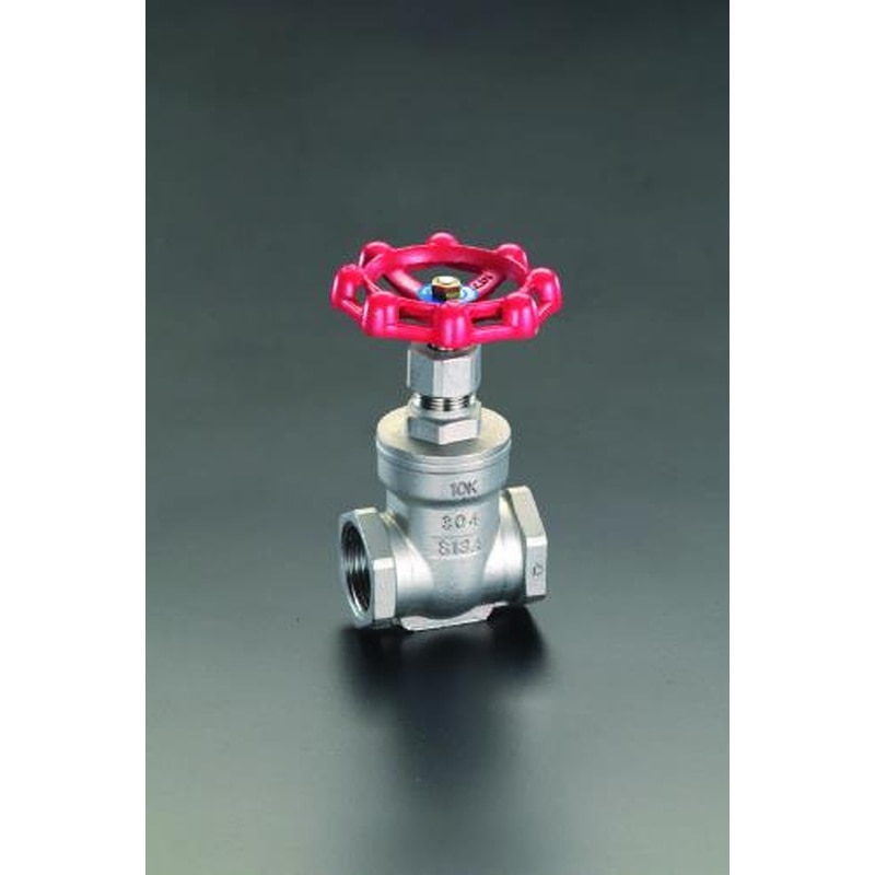 エスコ EA470DB-12 Rc1・1/4”ゲートバルブ(ステンレス製) 1個(ご注文単位1個)【直送品】