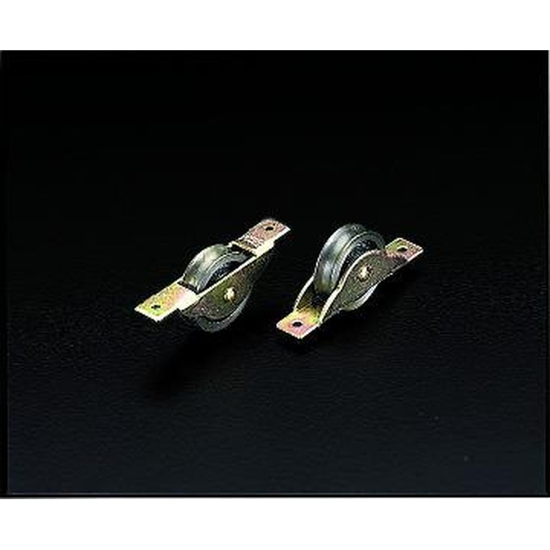 エスコ EA986RG-2 35mm戸車(スチール製/2個) 1個(ご注文単位1個)【直送品】