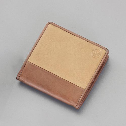 エスコ EA927BR-10A 75x 80x 10mm 小銭入れ(茶) 1個 （ご注文単位1個）【直送品】