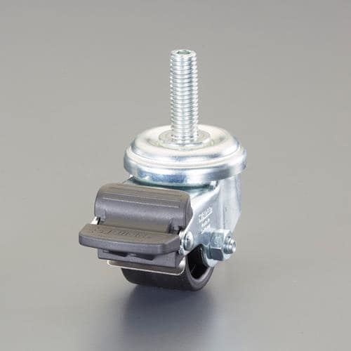エスコ EA986HV-10 35mm/M10 キャスター(自在金具・ブレーキ付) 1個 (ご注文単位1個)【直送品】