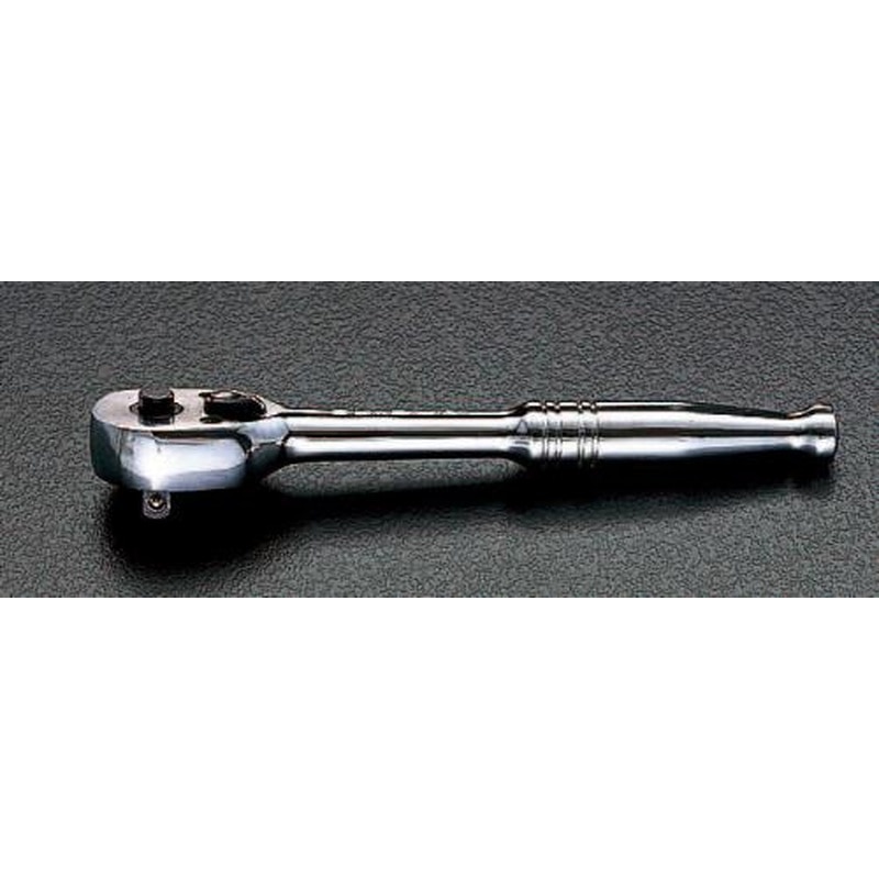 エスコ EA617CK-1 1/4”DR/143mmラチェットハンドル(ロッキング) 1個（ご注文単位1個）【直送品】