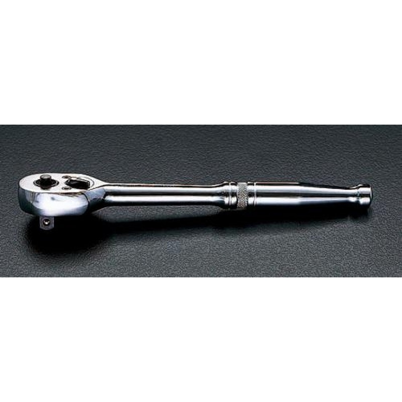 エスコ EA617DG-1 3/8”DR/202mmラチェットハンドル(ロッキング) 1個（ご注文単位1個）【直送品】