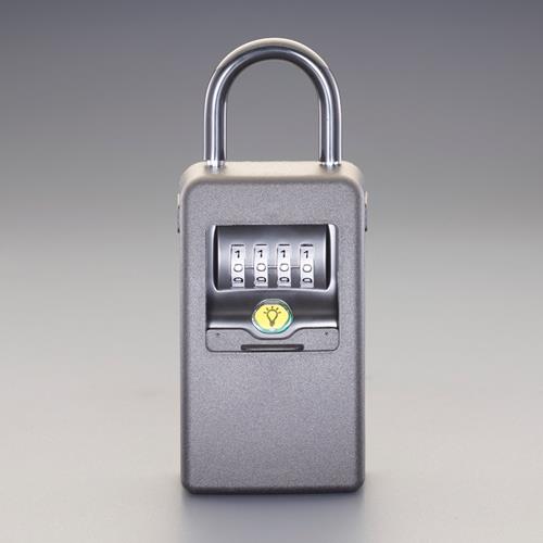 エスコ EA983ZA-101 キーボックス(可変ダイヤル/ライト付/つる有) 1個 （ご注文単位1個）【直送品】