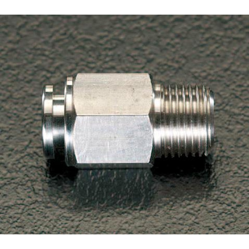 エスコ EA425DA-62 R1/4”x6mmユニオン(ハーフ/ステンレス製) 1個（ご注文単位1個）【直送品】