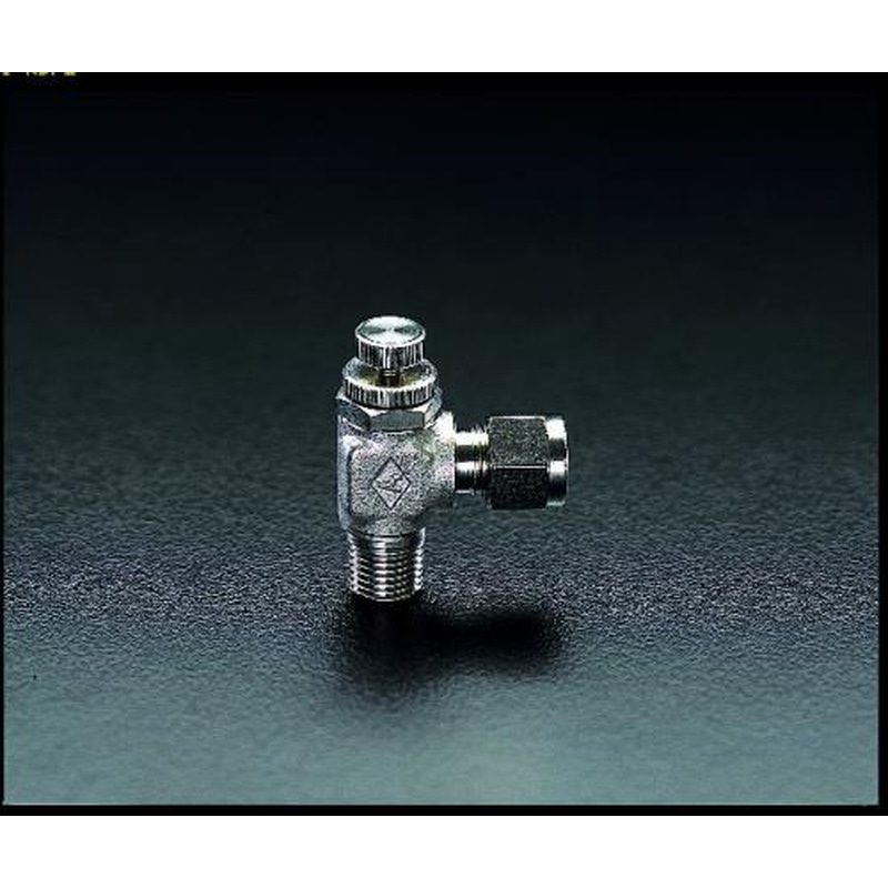 エスコ EA425DG-62 R1/4”x6mmニードルバルブ(ステンレス製) 1個（ご注文単位1個）【直送品】