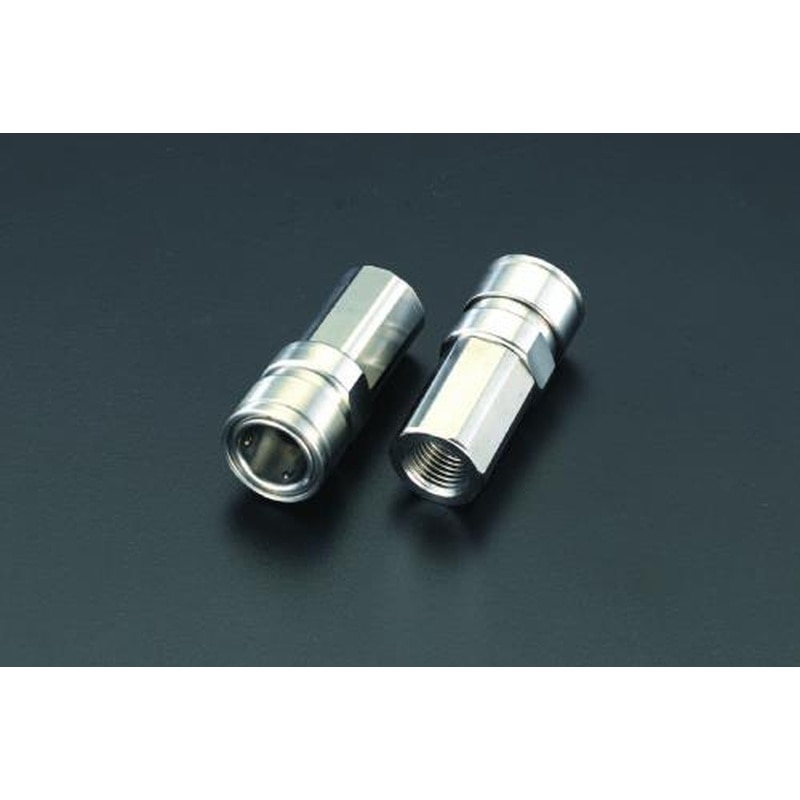 エスコ EA425DJ-1 Rc1/8”カプラーソケット(雌ねじ/ステンレス製) 1個（ご注文単位1個）【直送品】