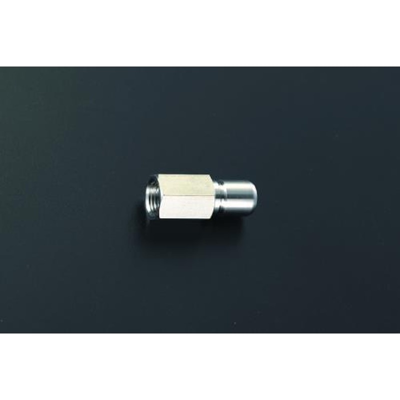 エスコ EA425DL-2 Rc1/4”カプラープラグ(雌ねじ/ステンレス製) 1個（ご注文単位1個）【直送品】