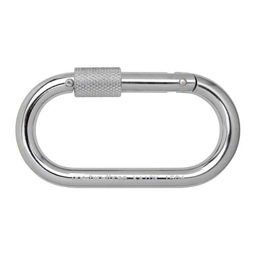 エスコ EA638JW-12 89x36x10mm カラビナ(スチール製/安全環付) 1個 (ご注文単位1個)【直送品】