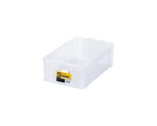 エスコ EA506LD-5A 439x287x146mm 収納ボックス(クリアー) 1個 （ご注文単位1個）【直送品】