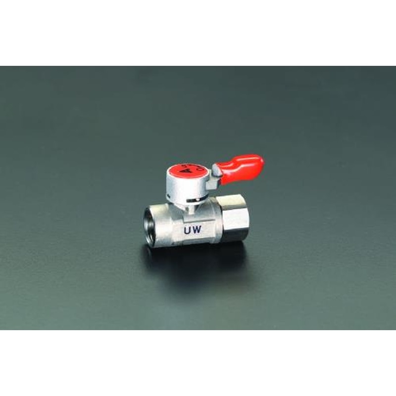 エスコ EA425CA-1 Rc1/8”xRc1/8”ミニボールバルブ(ステンレス製) 1個（ご注文単位1個）【直送品】