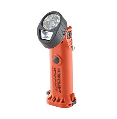 エスコ EA758SB-81 [充電式] フラッシュライト/LED(防爆構造/オレンジ) 1個 （ご注文単位1個）【直送品】