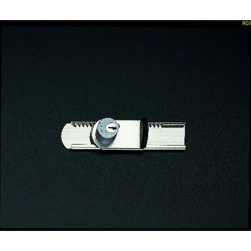 エスコ EA983TX-3 窓サッシ補助錠(鍵付/レール付) 1個(ご注文単位1個)【直送品】