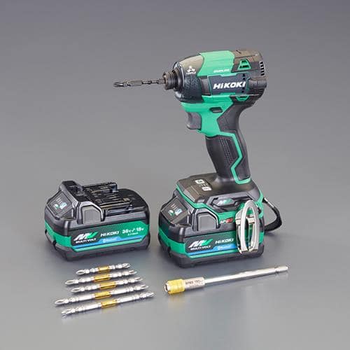 エスコ EA813DC-250 DC36V インパクトドライバーセット(充電式) 1セット (ご注文単位1セット)【直送品】