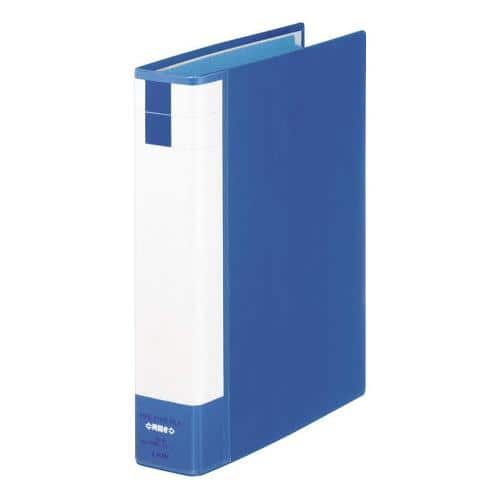 エスコ EA762CL-202 A4/S型 両開きパイプ式ファイル(400枚/ブルー) 1個 （ご注文単位1個）【直送品】
