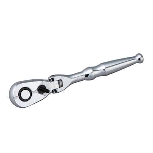 エスコ EA618PA-28 3/8DRx180mm ラチェットハンドル(首振り・ロッキング) 1本 （ご注文単位1本）【直送品】