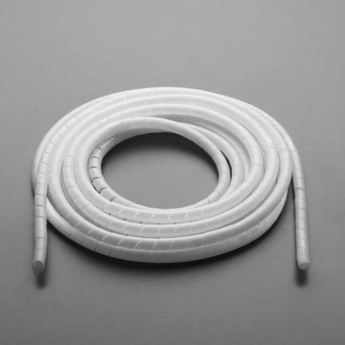 エスコ EA944BX-211 9.0mmx10m スパイラルチューブ(フッ素樹脂/乳白色) 1巻 (ご注文単位1巻)【直送品】