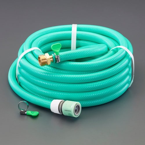 エスコ EA124DN-10A 10m ウォーターホース(アダプター付/ギルモア用) 1セット （ご注文単位1セット）【直送品】
