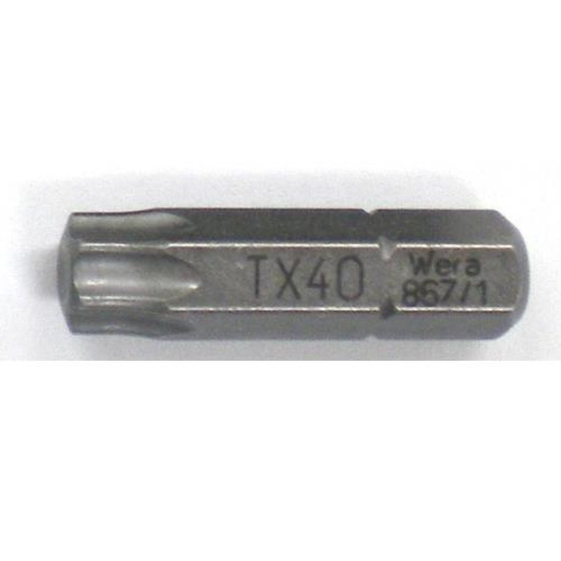 エスコ EA611GL-40 T40x25mm［Torx]ドライバービット 1個（ご注文単位1個）【直送品】