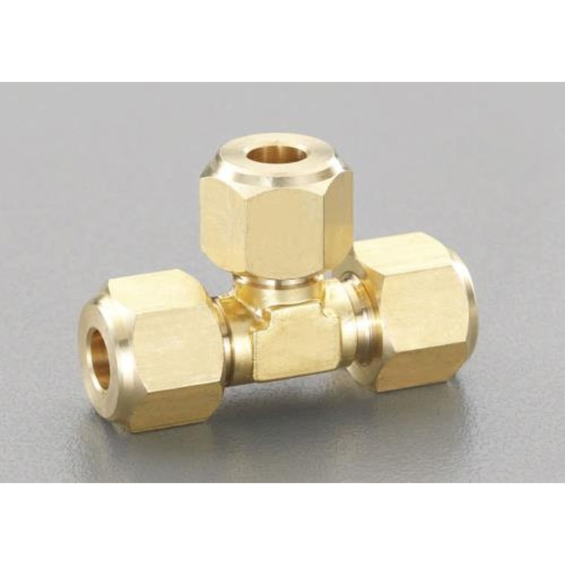エスコ EA442AG-4 F1/2”xF1/2”xF1/2”フレアーチーズ 1個（ご注文単位1個）【直送品】