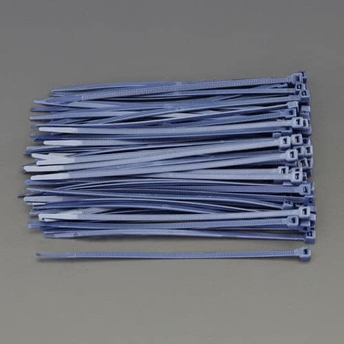 エスコ EA475FT-130 300x4.7mm 結束バンド(金属・X線検出用/100本 1袋 （ご注文単位1袋）【直送品】