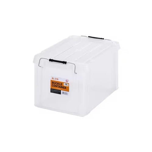 エスコ EA506AB-40A 450x295x255mm 収納ケース(バックル付/クリア) 1個 (ご注文単位1個)【直送品】