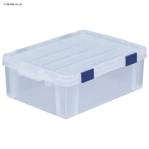 エスコ EA506LA-21C 525x381x187mm 収納ケース(バックル付/クリアー) 1個 （ご注文単位1個）【直送品】