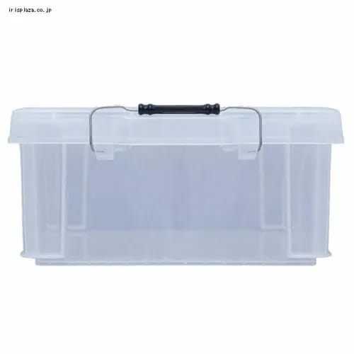 エスコ EA506AB-42A 525x380x182mm 収納ケース(バックル付/クリア) 1個 (ご注文単位1個)【直送品】