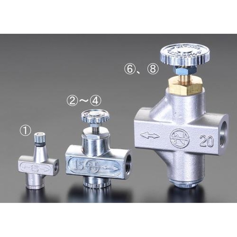 エスコ EA153EB-4 Rc1/2”流量調整器 1個（ご注文単位1個）【直送品】