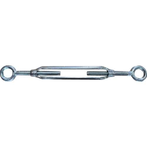 エスコ EA638KN-22A 1/2 ターンバックル(スチール製/アイ & アイ ) 1本 (ご注文単位1本)【直送品】