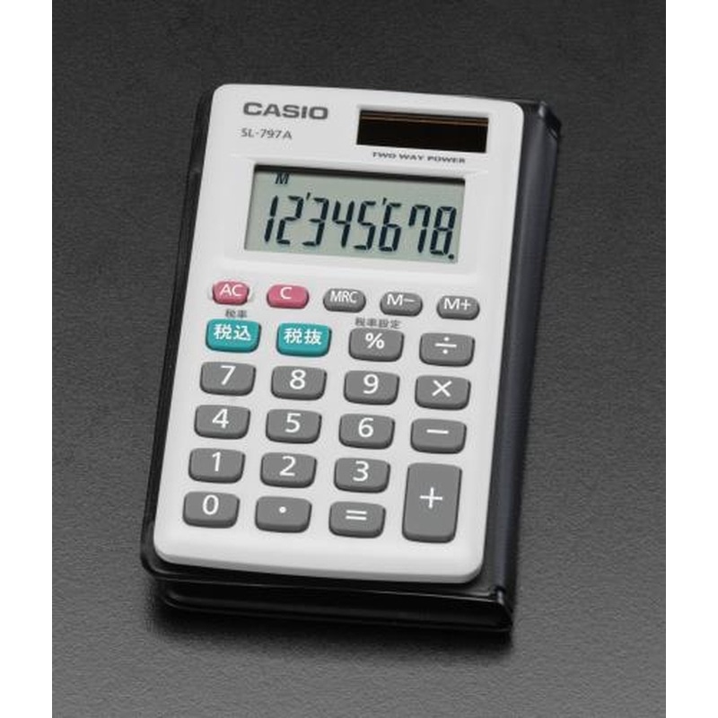 エスコ EA761GA-8A 8桁パーソナル計算機 1個（ご注文単位1個）【直送品】