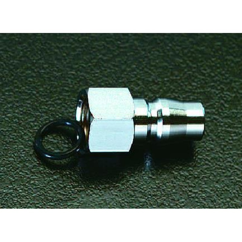 エスコ EA140DC-42 G1/4”雌ねじプラグ(Oリング付) 1個(ご注文単位1個)【直送品】