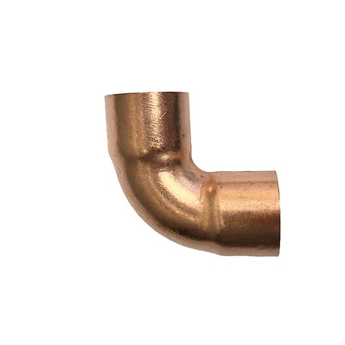 エスコ EA432BB-2A 6.35mm 銅管エルボ(90°/10個) 1束 （ご注文単位1束）【直送品】