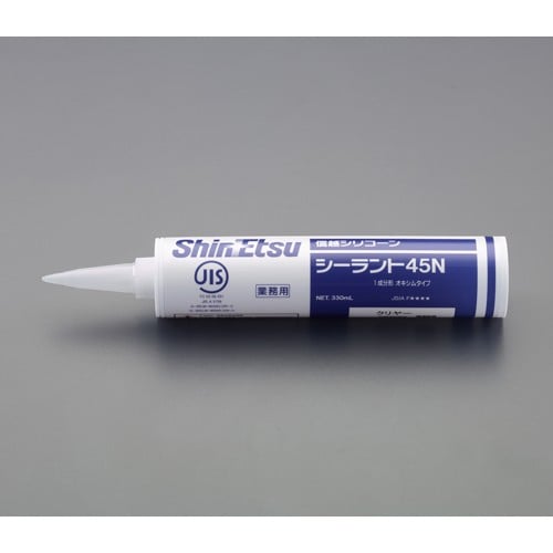 エスコ EA930M-27 330ml シリコンシーラント(ホワイト) 1本 (ご注文単位1本)【直送品】