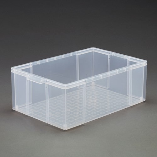 エスコ EA506MH-12BA 430x650x230mm/50L 収納ケース(クリア/フタ無/4個) 1セット (ご注文単位1セット)【直送品】