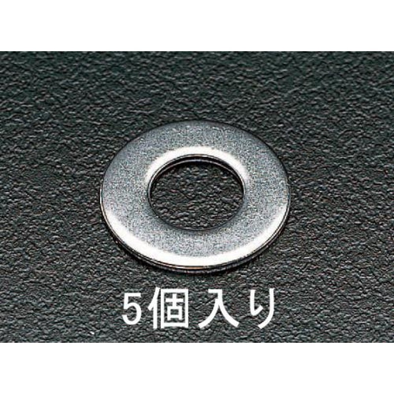 エスコ EA949SE-30 M30平ワッシャー(ステンレス製/5個) 1個(ご注文単位1個)【直送品】