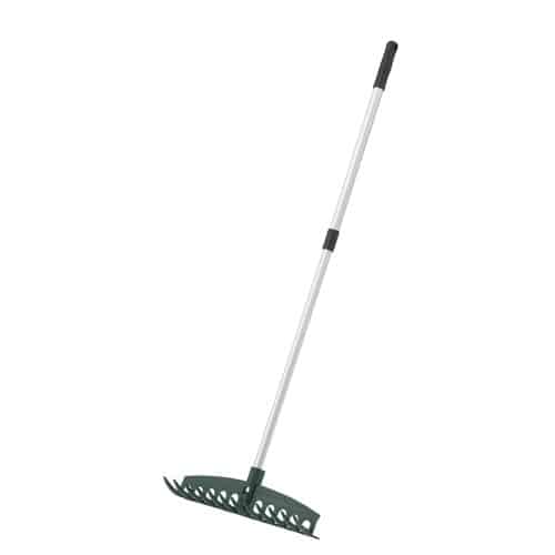 エスコ EA650RB-50 411x750~1250mm ガーデンレーキ(伸縮式/アルミ柄) 1本 (ご注文単位1本)【直送品】