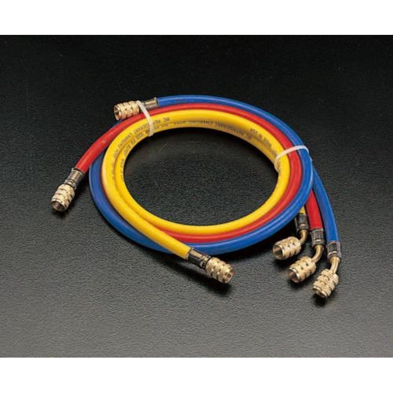 エスコ EA104LP 150cm/R404A・R407Cチャージングホースセット 1個(ご注文単位1個)【直送品】