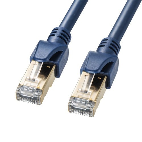 エスコ EA764BB-383 2.0m LANケーブル(CAT6A/ScTP半田加工式) 1本 （ご注文単位1本）【直送品】